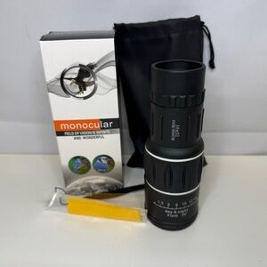 Monocular Scope kl1040 In Black With Bag, Lens Cloth, + Wrist Strap